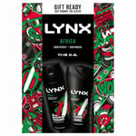 1x Lynx 2pcs Gift Set for Men Africa The O.G. Bodyspray 48hr Bodywash 225ml