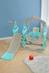 Fun Indoor and Outdoor Swing and Slide Set for Children