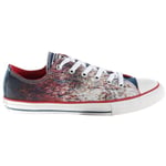 Converse Chuck Taylor All Star Ct Ox Vit,röda,grenade 32