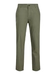 JACK & JONES Men's Jpstace Jjsummer Linen Blend Pants Sn Chino Trousers, Dusty Olive, 34 W/32 L