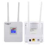 New 4G WiFi Router 300M CAT4 32 Standard SIM Slot Inbuilt Battery Wireless LTE R