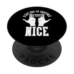 Ville Française Citoyen Résident - France Nice PopSockets PopGrip Interchangeable