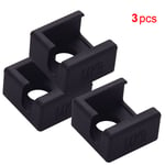 Lot de 3 blocs chauffants en silicone MK9 Hotend pour imprimante 3D Creality Ender 3 Ender 3 Pro Ender 5 CR-10 10S S4 S5 Anet A8