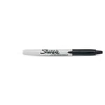 Sharpie Fine Retractable permanent marker Fine tip Black