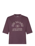 New Balance Graphic Jersey T-Shirt Lila