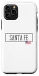 Coque pour iPhone 11 Pro Santa Fe City, États-Unis, drapeau, État, voyages, États-Unis, Amérique, femmes, hommes