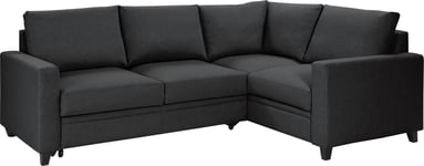 Habitat Seattle Right Hand Storage Corner Sofa Bed -Charcoal Charcoal