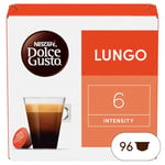 Nescafé Dolce Gusto Lungo - Café - 96 Capsules (6 boîtes x 16)