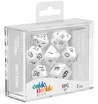 Oakie Doakie Dice RPG Set Solid - White (7)