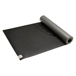 Gaiam Tapis de Yoga – Tapis de Yoga antidérapant Extra Long et épais de 5 mm pour Yoga Chaud, Pilates et entraînements au Sol (198,1 cm (L) x 66 cm (l) x 5 mm) – Noir