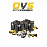 DeWalt DCK385P2T 18V XR 3 Piece Power Tool Kit Set 2x 5Ah DCS380N DCS391N DCS355