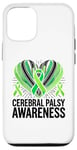 iPhone 14 Pro Green Ribbon Cerebral Palsy Awareness CP Warrior Case