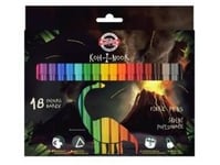 Koh-I-Noor Dino Felt-Tip Pens 18 Färger (254246)