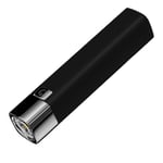 Lampe de poche USB Rechargeable Portable Smart Battery Display Lampe de poche Mini lampe de poche multifonction, AS-108 Noir (1200MA)