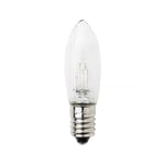 Konstsmide LED, 14-55V, 0,3W, E10, Klar, 3-Pac