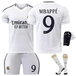 2425 Real Madrid Hemmatröja #9 Kylian Mbappé Jersey XS 9 Mbappé