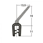 Tätningslist epdm 2-4 mm