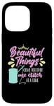 iPhone 14 Pro Max Beautiful Things Come Together Loves Stitching Cross Stitch Case