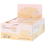 Power Crunch Protein Energy Bar, French Vanilla Creme, 12 Bars, 1.4 oz (40 g) Ea