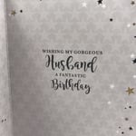 Husband Birthday Card Gorgeous Husband You're a star Colour Inside