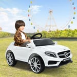 Voiture électrique pour enfants, Benz amg GLA45, batterie 12V, capacité de charge de 30 kg, jouet à enfourcher amusant et sûr, 3 vitesses, 2 moteurs,