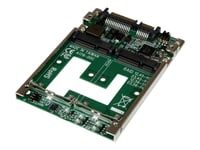 Startech.Com Dubbel Msata Ssd Till 2,5" Sata Raid-Adapter-Konverterare - Kontrollerkort - 2 Kanal - Msata - Raid Raid 0, 1, Jbod, Big - Sata 6Gb/S - För P/N: Bracket125pt, Bracket125ptp, Bracket225pt, Bracket425f