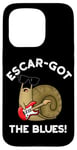 Coque pour iPhone 15 Pro Jeu de mots Funny Snail de Scar-got The Blues