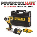 Dewalt DCF887D2 18V XR G2 Brushless 3 Speed Impact Driver Kit 