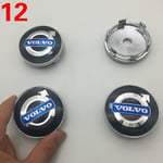 4st 64mm Bilhjul Center Navkapslar Cover För Skoda Ford Opel Peugeot Volvo Cadillac