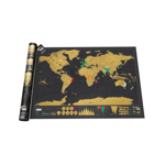 Tech of sweden Scratch Map Deluxe Världskarta Black One Size