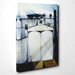 Big Box Art Charles Demuth My Egypt Canvas Wall Art Print Ready to Hang Picture, 30 x 20 Inch (76 x 50 cm), Multi-Coloured