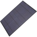 Jeffergarden - 6V 10W Panneau Solaire Polycristallin Silicium 1660mA Chargeur Solaire Plaque pour Camping Randonnée Alpinisme