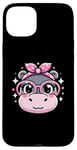 iPhone 15 Plus Hippo Pink Bandana Glasses Case