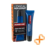 L'OREAL Men Expert Power Age Skin Strengthening Under Eye Cream 15ml Wrinkle