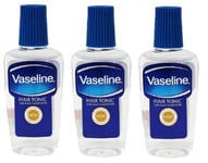 3 x Vaseline Hair Tonic & Scalp Conditioner Healthy Strong Hair Treatment 100ml