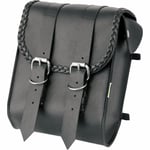 Sissy bar willie max luggage - Väska till sissybar flätad svart 8 w x 10 h 4.5 d syntetiskt läder