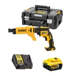 DCF620P1K-QW Set d'outils à batteries 18V - Visseuse plaques de plâtre (1x batterie 5.0Ah) dans tstak - Moteur sans charbon - Dewalt