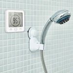 Treetalk - Horloge de Douche étanche, Horloge Tactile minuterie de Douche (Blanc)