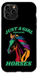 iPhone 11 Pro Just a Girl who Loves Horses for Horse Loving women girls Case