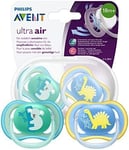 Philips Avent SCF349/11 Ultra Air Dummy 18+ months, Breathable Orthodontic, BPA