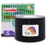 Temtex Tape Classic elastisk tape Til muskler og led farve Black 1 stk.