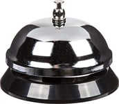 Out of the blue Table Bell, Hotel Reception, Silver Black, One Size