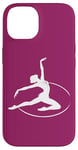 Coque pour iPhone 14 Gymnaste rythmique dans un cerceau pour fan de gymnastique rythmique