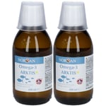 NORSAN Omega-3 ARKTIS Huile de foie morue naturelle Citron 2x200 ml