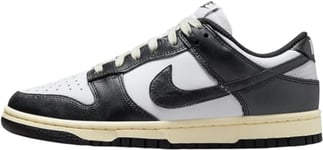 Nike W Dunk Low Chaussures de Basketball pour Femme, Blanc et Noir Lait de Coco, 40 EU