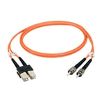 Black box BLACK BOX EFN110 SERIES OM1 62.5/125 MULTIMODE FIBER OPTIC PATCH CABLE - OFNR PVC, SC-SC, ORANGE, 15-M (49.2-FT.) (EFN110-015M-SCSC)