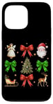 iPhone 13 Pro Max Christmas Cheer Angel Santa Tree Sleigh Case