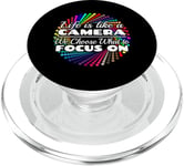 Photographe - La vie comme un appareil photo PopSockets PopGrip pour MagSafe