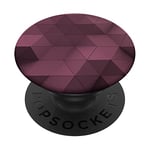 Preorder Ultra Galaxy Geometric Pattern S22 on Burgundy PopSockets Swappable PopGrip