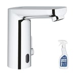 Mitigeur lavabo infrarouge Get e Quickfix + nettoyant robinetterie GrohClean - Chromé - Grohe